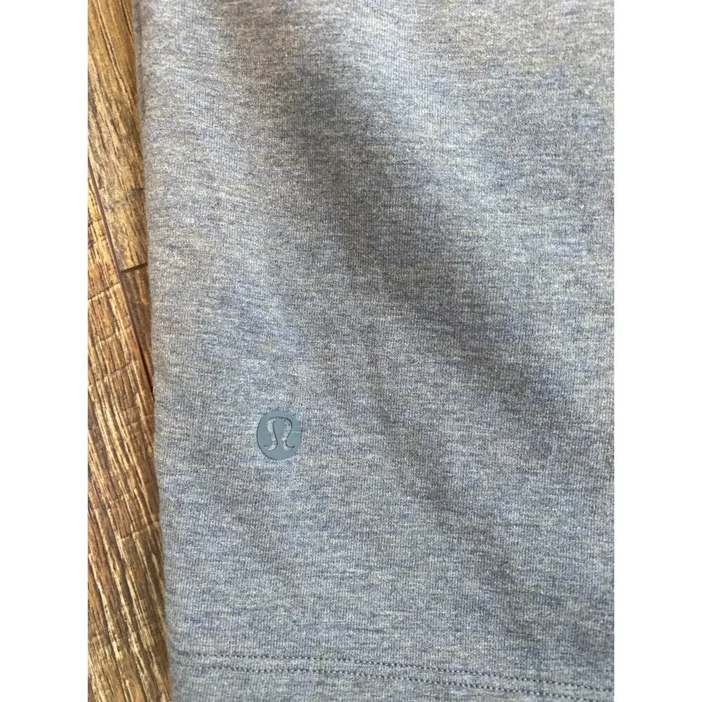 Lululemon City Sweat Short French Terry 9" Heathered Palm Deco Size Medium - Picture 4 of 5